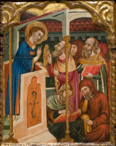 La dispute de Saint Étienne avec les Juifs, vers 1350 - Ferrer and Arnau Bassa,