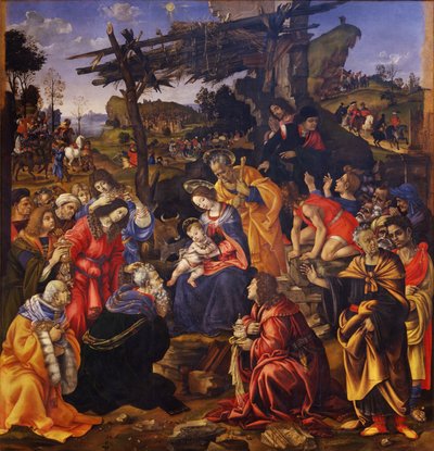 Italien : Adoration des Mages Adoration des Mages - Filippino Lippi