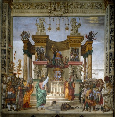 Saint Philippe exorcise le dragon du temple d