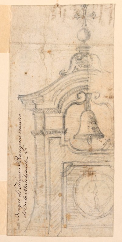 Projet pour un clocher - Filippo Barigioni