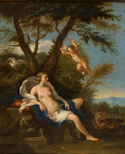 Vénus et Cupidon - Filippo Lauri