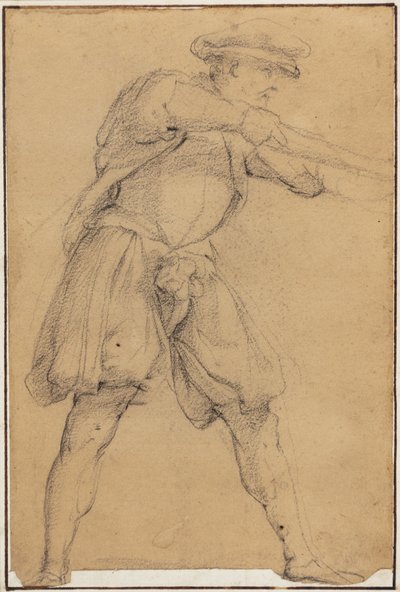 Homme visant avec un fusil - Filippo Paladini