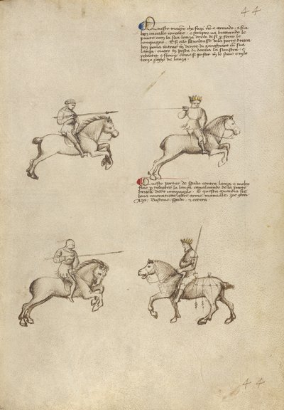 Combat équestre avec lance et épée - Fiore Furlan dei Liberi da Premariacco