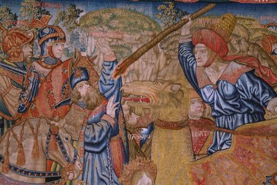 Moralités : La vertu des honneurs (détail) - Flemish School