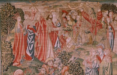 Résurrection du Christ (huitième tapisserie de la série) - Flemish School
