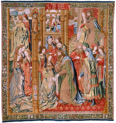 Le Mariage de David et Bethsabée - Flemish School