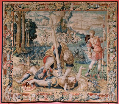 Tapisserie flamande. Série Les Travaux d