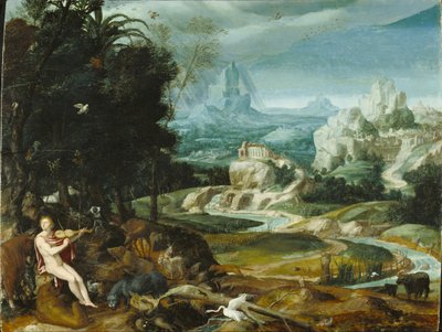 Paysage avec Orphée, vers 1570 - Flemish School