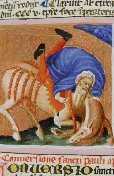 Page de la Legenda Aurea, Bruges, vers 1400-10 - Flemish School