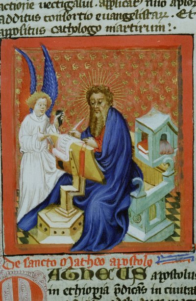 Page de la Legenda Aurea, Bruges, c.1400-10 - Flemish School
