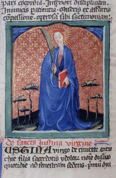 Page de la Legenda Aurea, Bruges, c.1400-10 - Flemish School