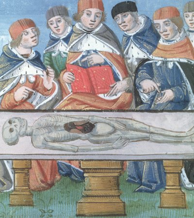 Dissection, de De Medina Fen I. II, par Avicenne - Flemish School