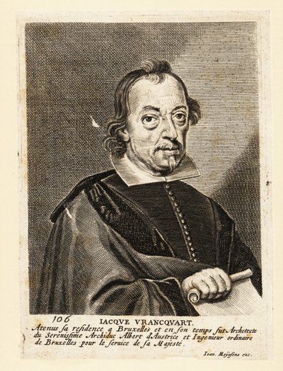 Portrait de Jacob Franquart, peintre, architecte et graveur flamand - Flemish School