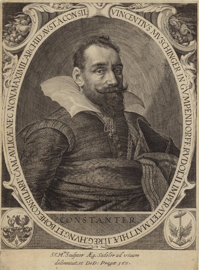 Portrait de Vincent Muschinger von Gumpendorff - Flemish School