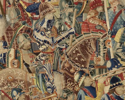Tapisserie montrant les conquêtes du roi Alphonse V du Portugal - Flemish School