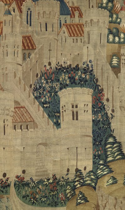 Tapisserie montrant les conquêtes du roi Alphonse V du Portugal - Flemish School