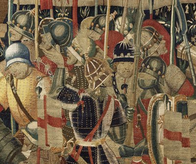Tapisserie montrant les conquêtes du roi Alphonse V du Portugal - Flemish School