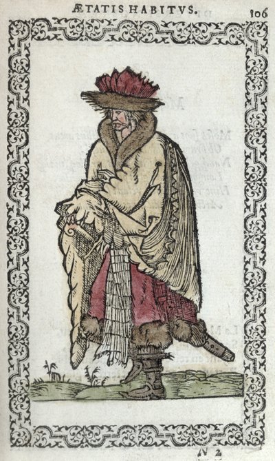 Le Moscovite, illustration de Omnium fere gentium nostraeque aetatis Nationum Habitus et Effigies par J. Sluperji, publié à Anvers en 1572 - Flemish School