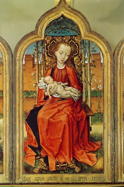 Triptyque de Jean de Witte, panneau central : Vierge à l