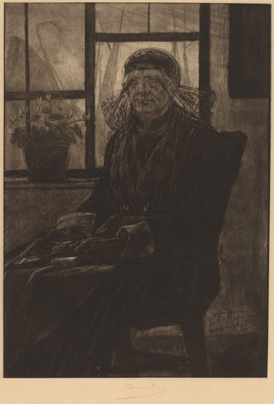 Évaluatrice de Dentelles, 1876 - Félicien Rops