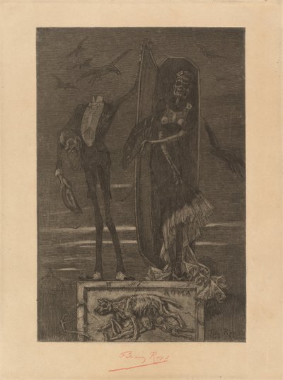 Le Vice suprême: Frontispice - Félicien Rops
