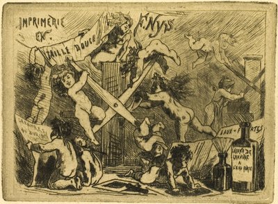 La presse - Félicien Rops