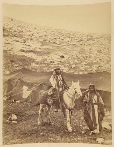Bédouins de Moab - Félix Bonfils