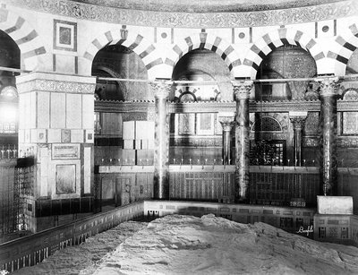 Intérieur de la mosquée d
