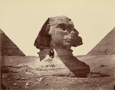 Sphinx et pyramides - Félix Bonfils