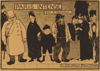 Frontispice de Paris Intense - Félix Vallotton