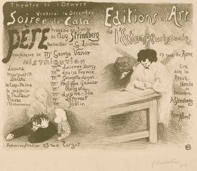 Père: tragédie en 3 actes de Aug. Strindberg, 1894 - Félix Vallotton