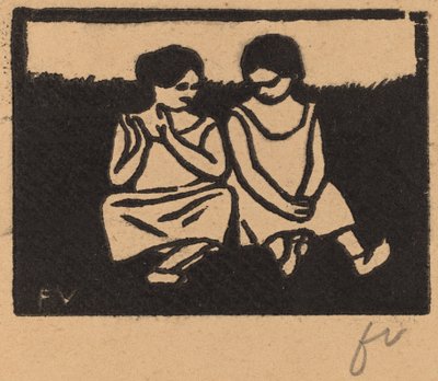 Deux fillettes en chemise, 1893 - Félix Vallotton