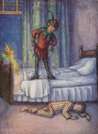 John Darling, qui juste pour plaisanter, a été expulsé par Peter Pan - Flora White