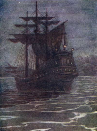 Vaisseau pirate, la maison du vieux Hook - Flora White