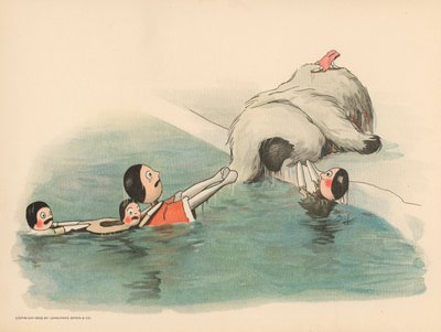 Illustration pour Les aventures polaires de Golliwogg - Florence K. Upton