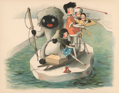 Illustration pour Les aventures polaires de Golliwogg - Florence K. Upton