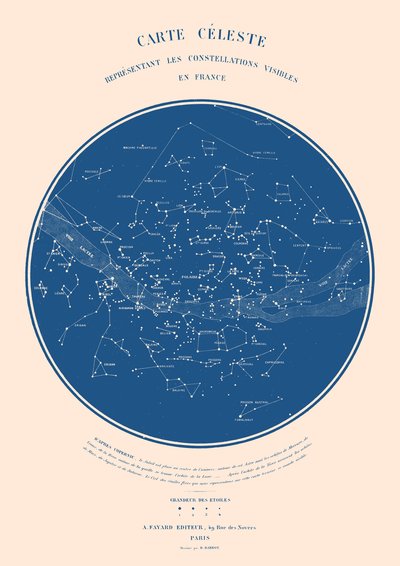 Carte Céleste - ÉDITION ASTER, 2022 - Florent Bodart