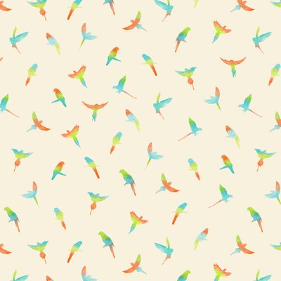 Perroquets - motif - Florent Bodart