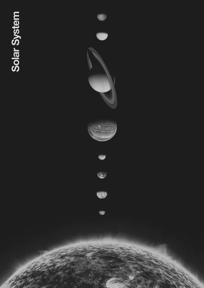 Système Solaire - Minimal, 2023 - Florent Bodart