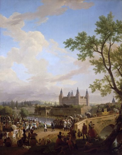 Rencontre entre Napoléon et le baron Karl von Dalberg à Aschaffenburg, 2 octobre 1806 - Florent Fidèle Constant Bourgeois du Castelet