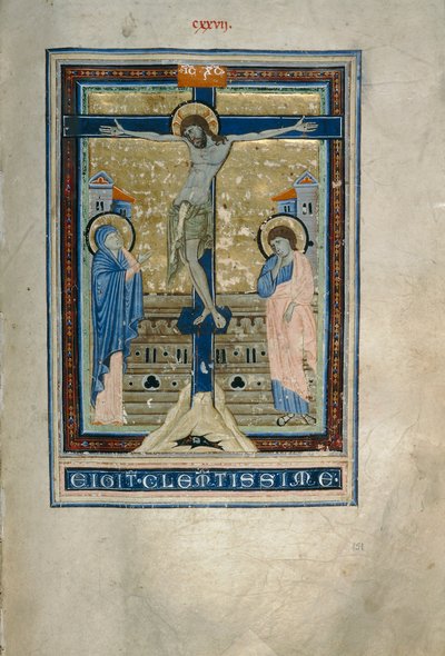 Crucifixion (Cod. Conventi Soppressi, ms. 233, c. 151) - Florentine School