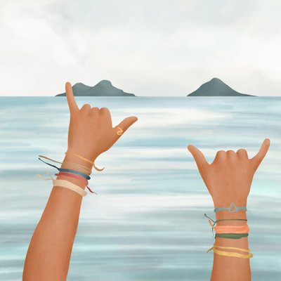 Shaka Hands : Océan tropical - Flow Line