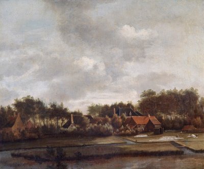 Paysage avec terrains de blanchiment - Follower of Jan van Ruisdael