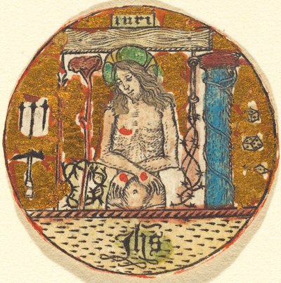 Christ en homme de douleurs - Follower of Master E.S.