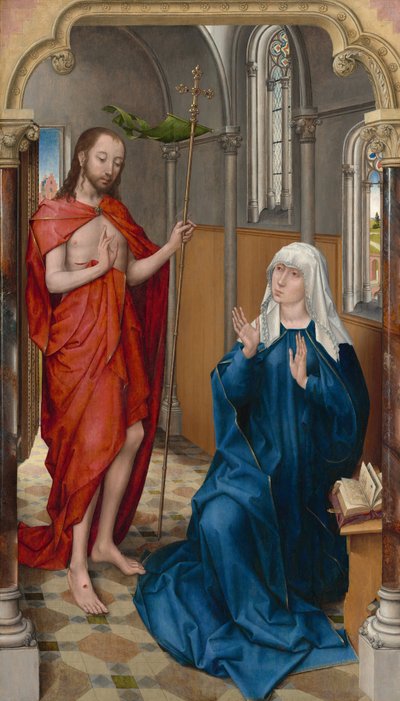 Le Christ apparaissant à la Vierge - Follower of Rogier van der Weyden