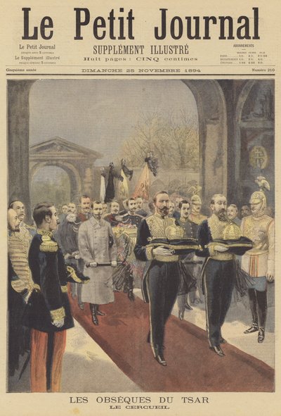 Funérailles du tsar Alexandre III de Russie - Fortune Louis Meaulle