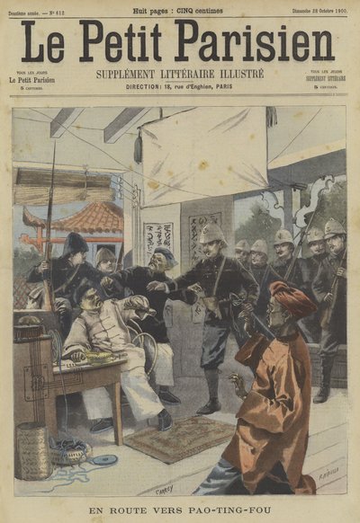 La révolte des Boxers : sur la route de Baoding, Chine - Fortune Louis Meaulle