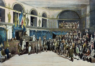 Thermidor , la chute de robespierre, theatre de la porte saint martin - Fortune Louis Meaulle