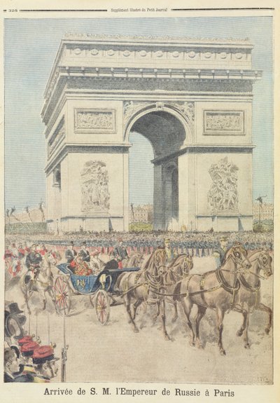 Tsar Nicolas II (1894-1917) à Paris, de 