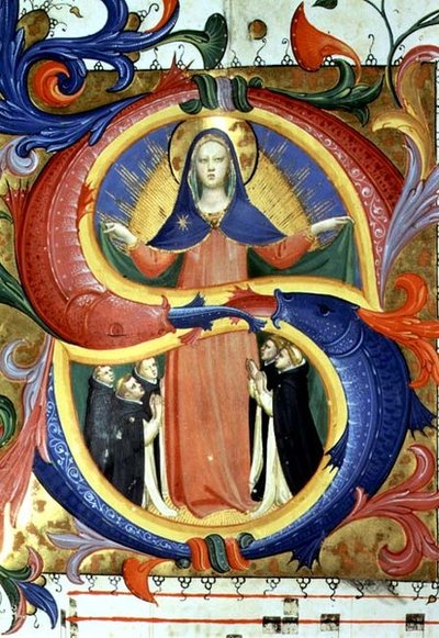 Initiale historiée 